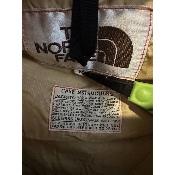 Vintage 80's The North Face Puffer Snap Front Vest Orange Medium H14145 *Flawed* - Picture 8 of 16